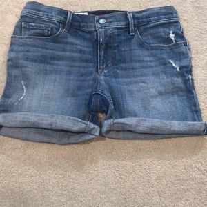 Ann Taylor Loft distressed Jean shorts size 25